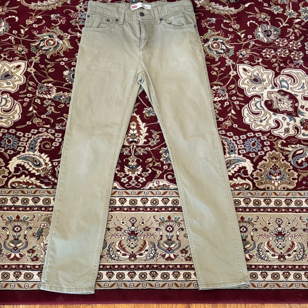 Levi’s Slim Straight Khaki Pants - Neutral Tan